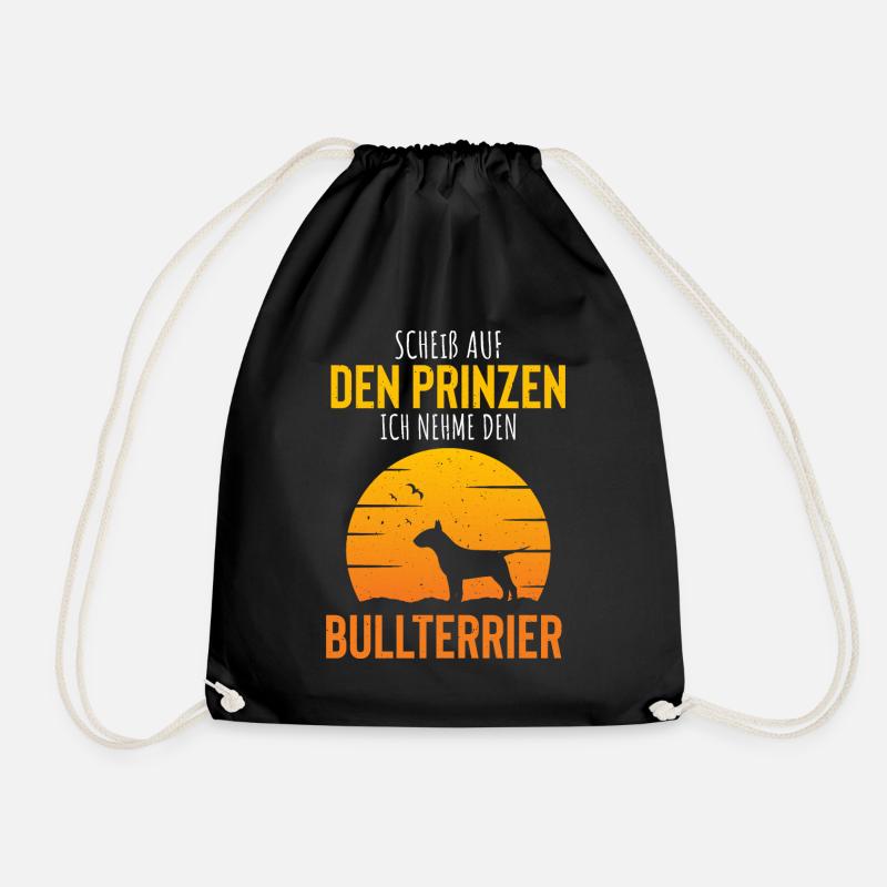 Bullterrier - Turnbeutel - Schwarz