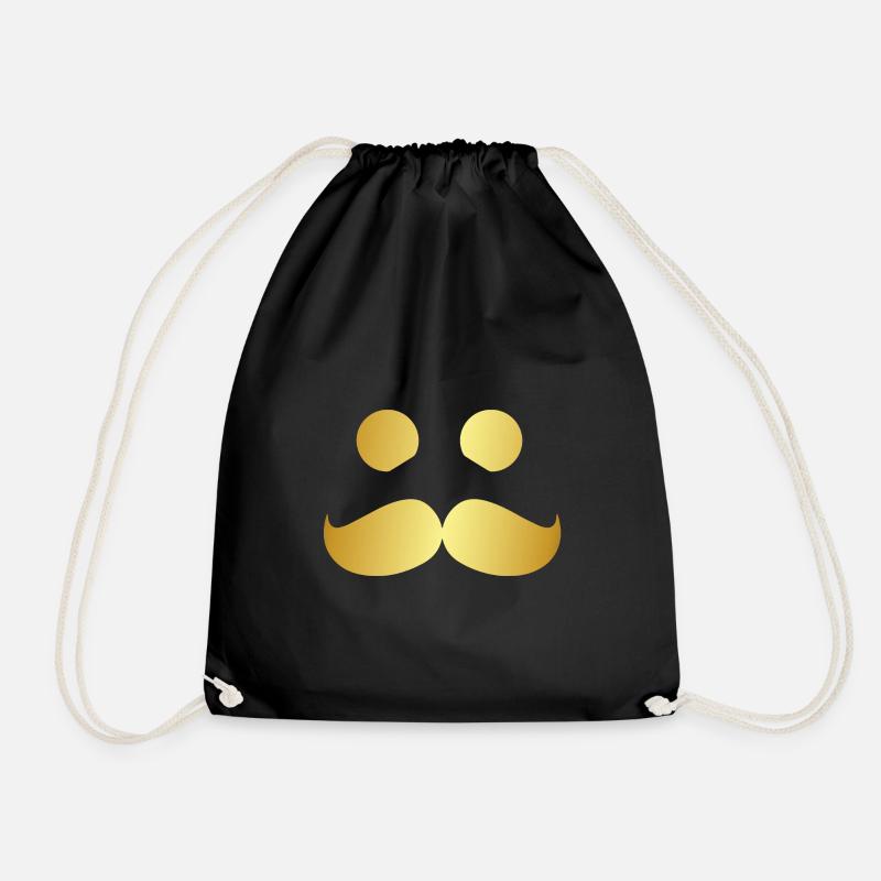 00391 Mumbo Jumbo gold - Drawstring Bag - black