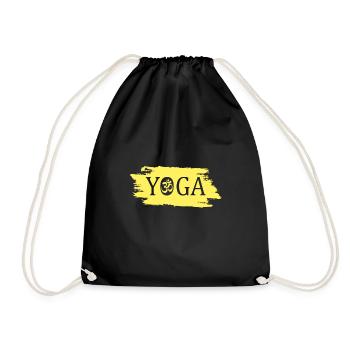 Yoga - Turnbeutel - Schwarz - Vorne