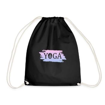 Yoga - Turnbeutel - Schwarz - Vorne