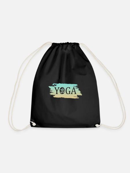 Yoga Om - Turnbeutel - Schwarz