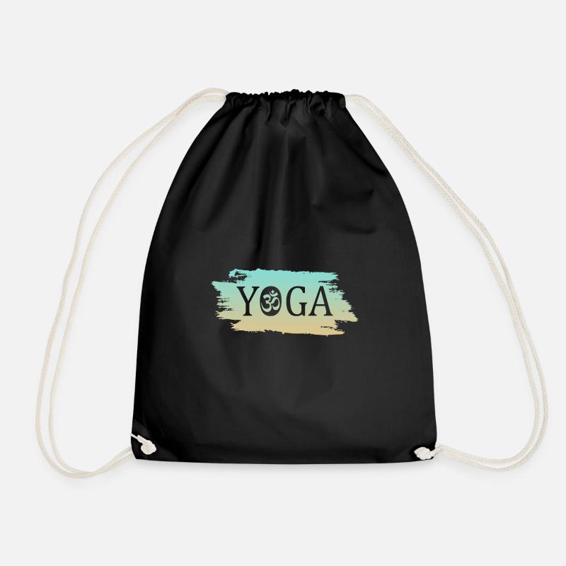 Yoga Om - Turnbeutel - Schwarz