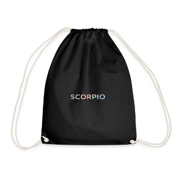 Glyphes pastel du Scorpion - Sac de sport léger - noir - Devant