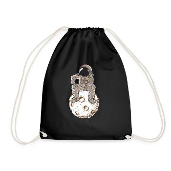NASA - Drawstring Bag - black - Front