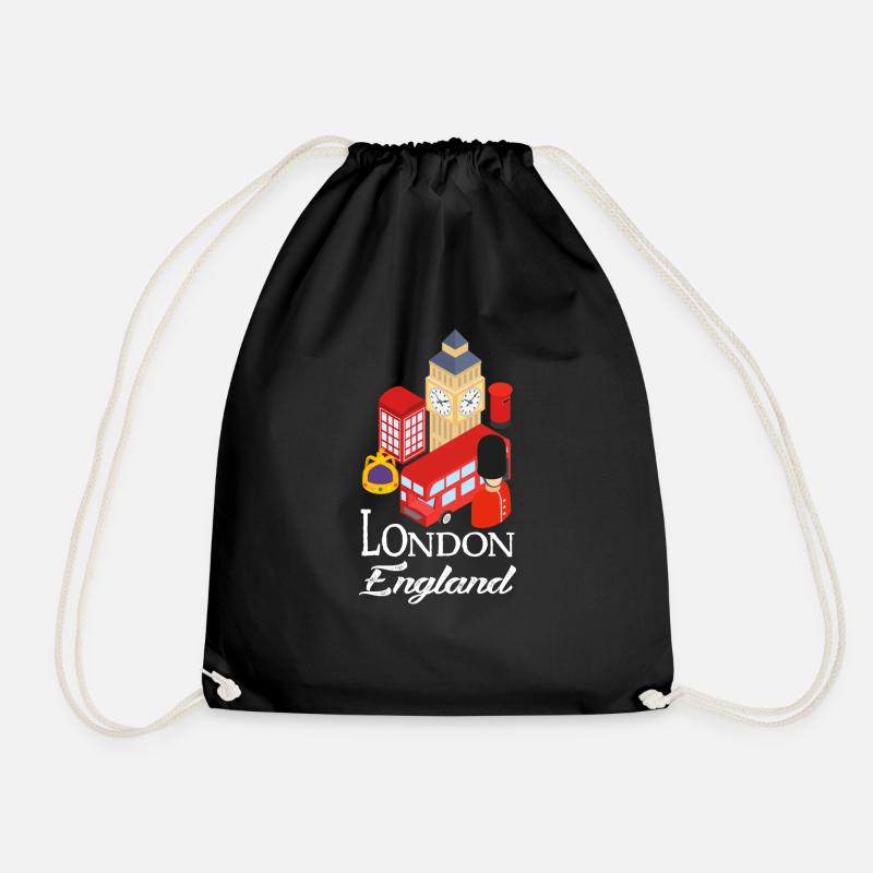 London - Turnbeutel - Schwarz