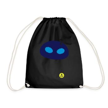 WALL-E Eve Plant - Drawstring Bag - black - Front