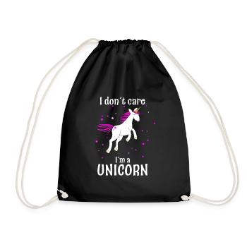 Unicorn Unicorn Magic - Drawstring Bag - black - Front