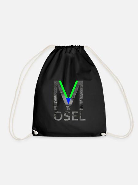 Moselle G - Drawstring Bag - black