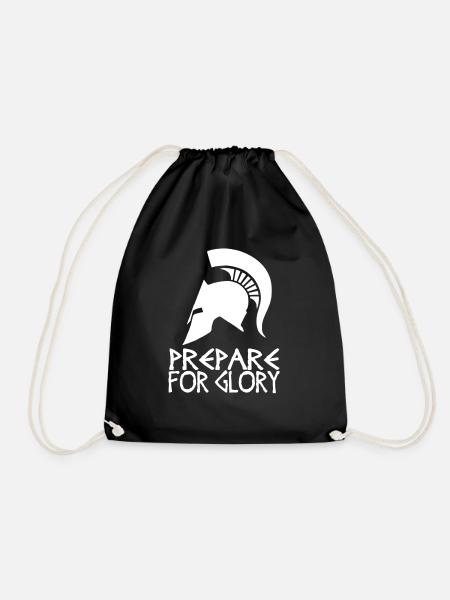 Sparta Prepare For Glory - Drawstring Bag - black
