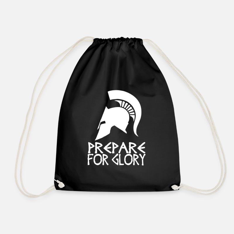 Sparta Prepare For Glory - Drawstring Bag - black