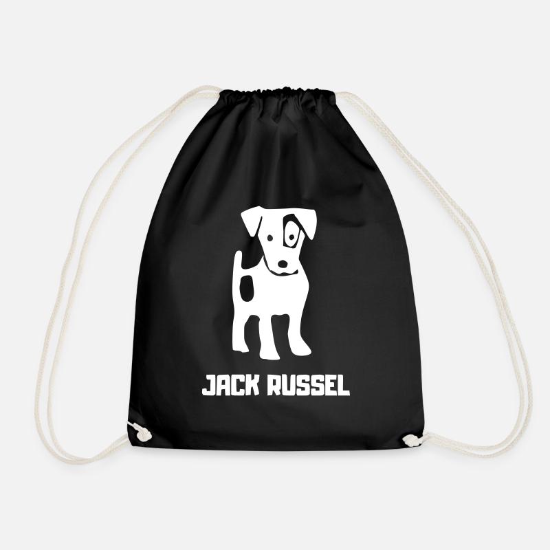 Jack Russell jack russel - Turnbeutel - Schwarz