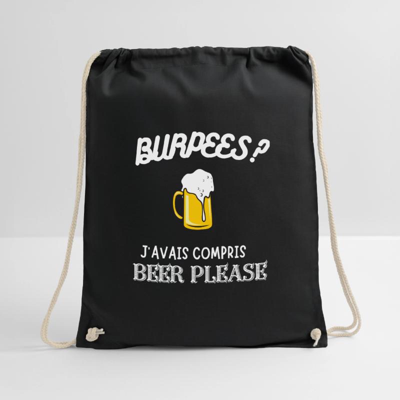 Burpees? J'avais compris beer please cadeau Sac de sport léger