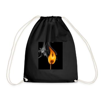Le match brûle - Sac de sport léger - noir - Devant