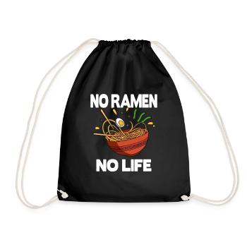 No Ramen No Life, Ramen, Japan Food - Sac de sport léger - noir - Devant