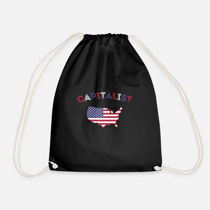 Capitalist T-Shirt - Turnbeutel - Schwarz