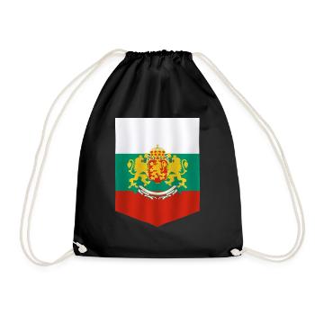 Bulgarien - Turnbeutel - Schwarz - Vorne