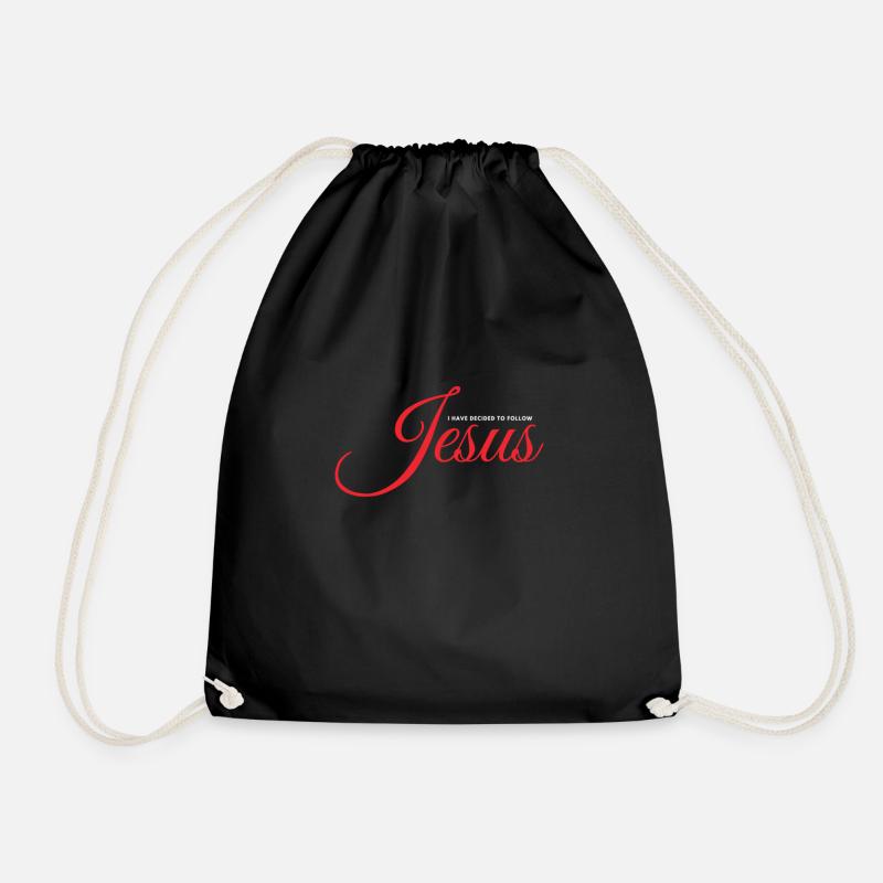 Jesus Christ,Jesus Christ,Jesus Christ,Jesus - Drawstring Bag - black