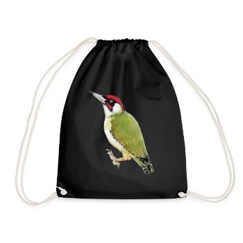 Piment vert - Sac de sport léger - noir - Devant