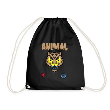 ANIMAL - Sacca sportiva - nero - Fronte