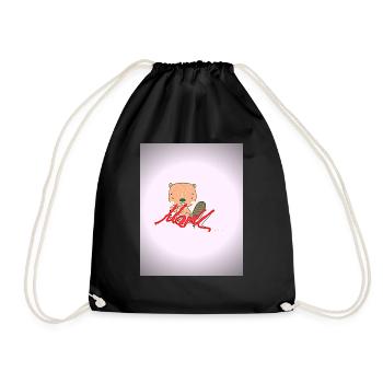 Kathy Design - Turnbeutel - Schwarz - Vorne