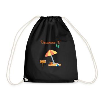 Vacances - Sac de sport léger - noir - Devant
