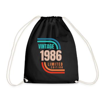 Édition limitée Millésime 1986 - Sac de sport léger - noir - Devant