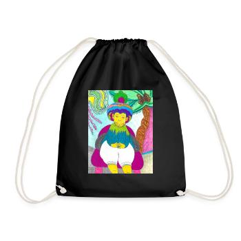 JasminEs World - Turnbeutel - Schwarz - Vorne