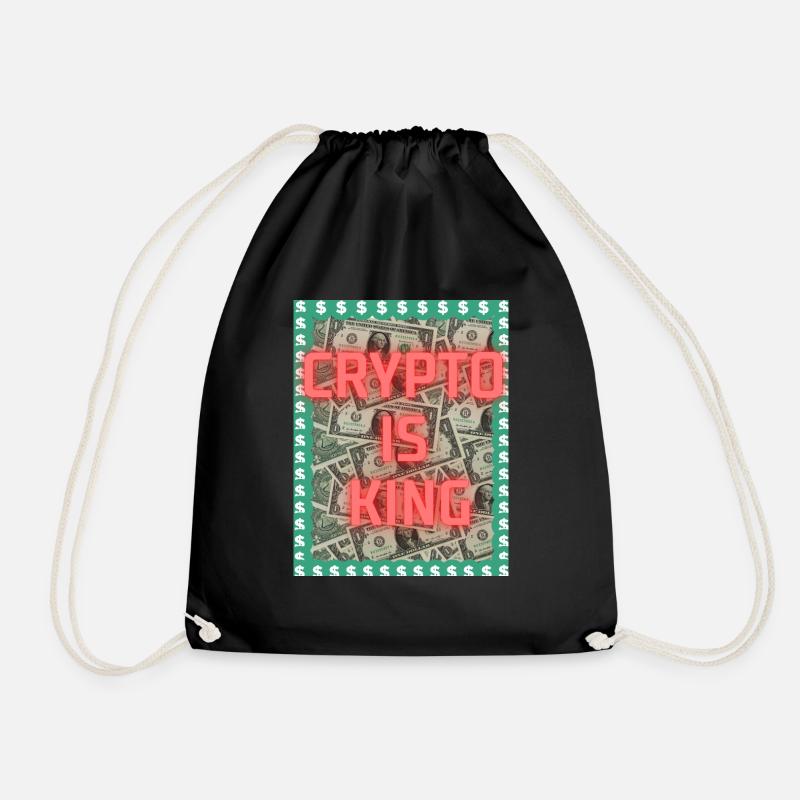CRypto is King - Turnbeutel - Schwarz