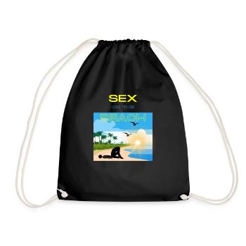 Sex on the Beach - Drawstring Bag - black - Front