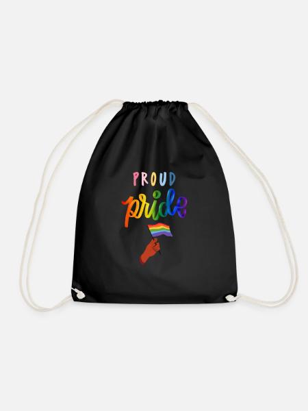 pride shirt - Turnbeutel - Schwarz