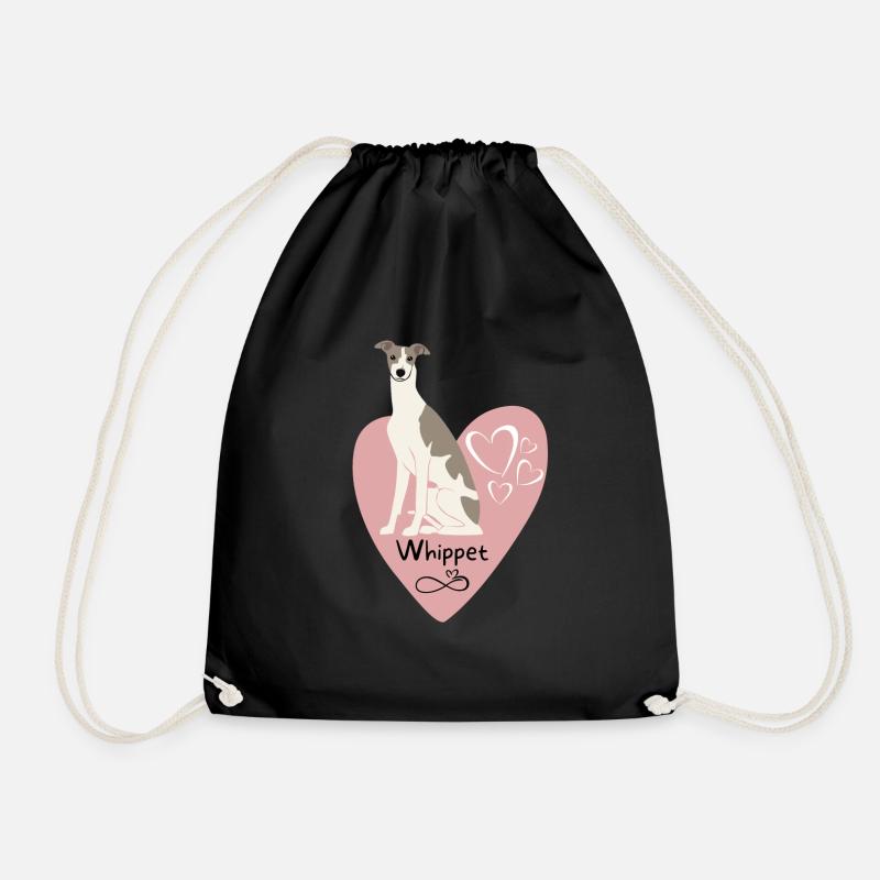 Whippet Forever - Turnbeutel - Schwarz