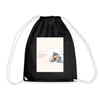 Let's talk about it together official reason - Drawstring Bag - black - Front
