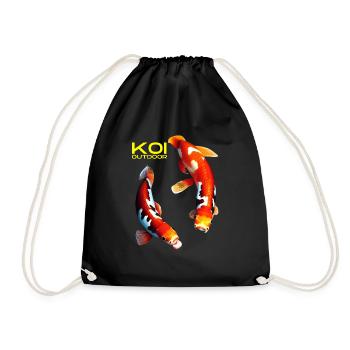 KOI outdoor - Drawstring Bag - black - Front