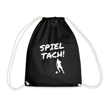 Spieltach! - Turnbeutel - Schwarz - Vorne