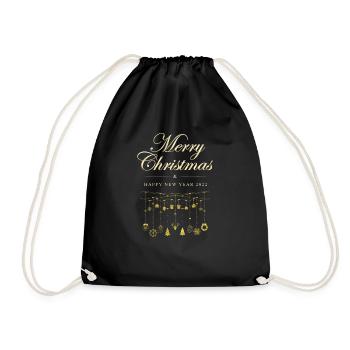 T-shirt de Noël pour de belles fêtes en famille. - Sac de sport léger - noir - Devant