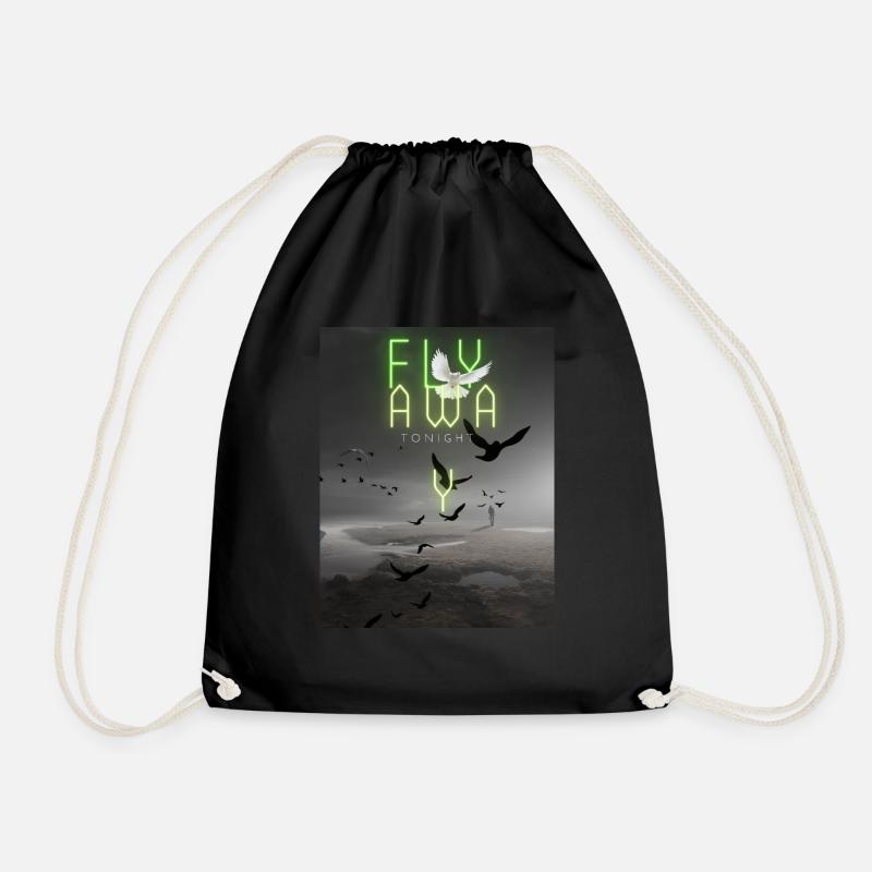 FLY AWAYDesign - Turnbeutel - Schwarz