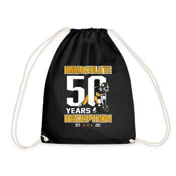 Makellose 50 Jahre Empfang Pittsburgh - Turnbeutel - Schwarz - Vorne