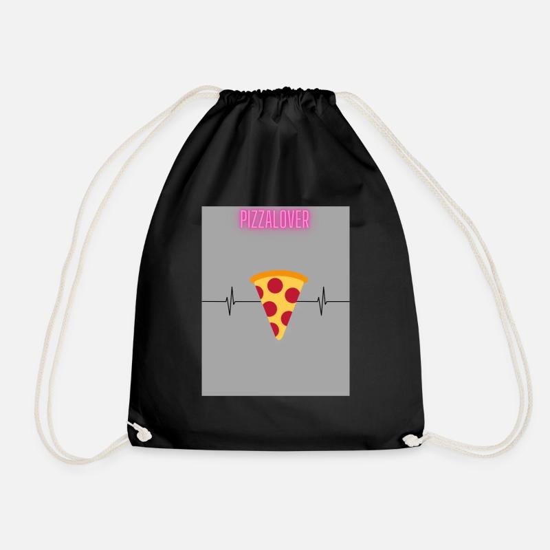 Pizzalover - Turnbeutel - Schwarz