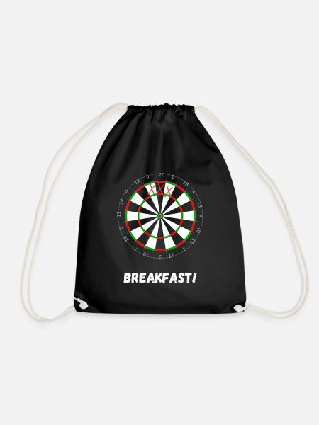 Dart Dartscheibe - Turnbeutel - Schwarz