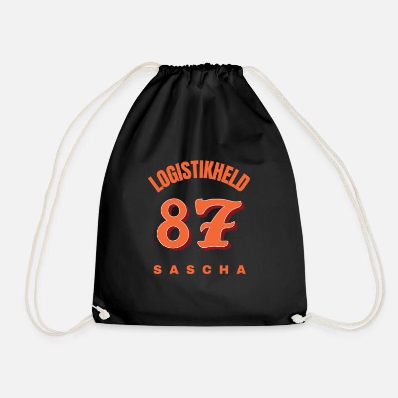 LOGISTIKHELD 87 SASCHA - Turnbeutel - Schwarz