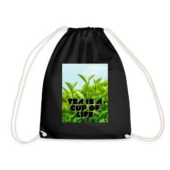 CUP OF LIFE - Turnbeutel - Schwarz - Vorne