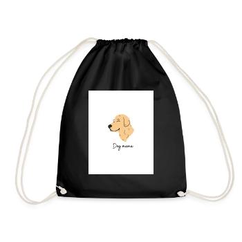 Dog mama T-shirt - Turnbeutel - Schwarz - Vorne