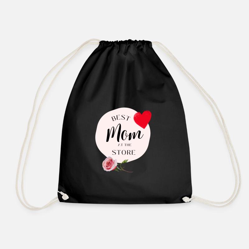 Store - Drawstring Bag - black