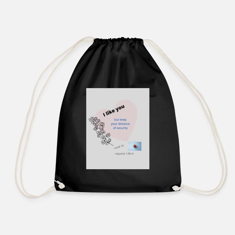 God's Healing - Drawstring Bag - black