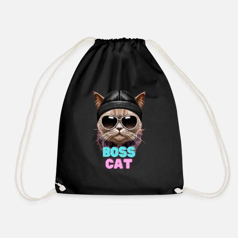 BOSS CAT - Turnbeutel - Schwarz