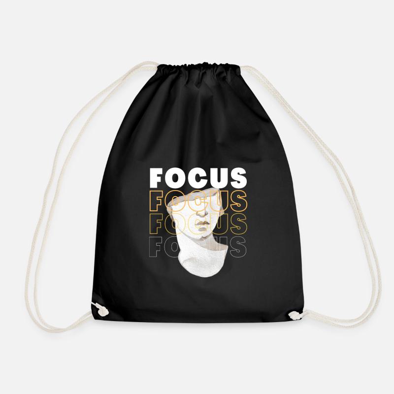 Restez concentré - Sac de sport léger - noir