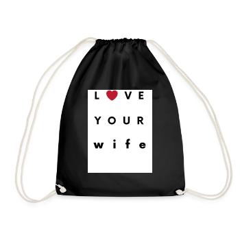 WIFE - Sac de sport léger - noir - Devant