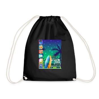 Chemise Vintage « Bus » Summertime Love #11 - Sac de sport léger - noir - Devant