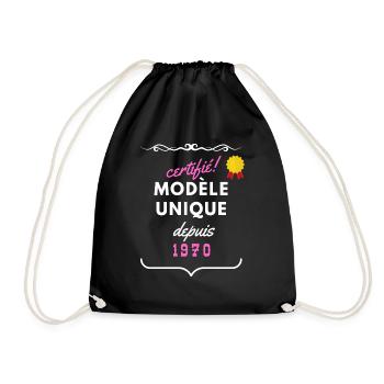 certifiée modèle unique version féminine - Sac de sport léger - noir - Devant