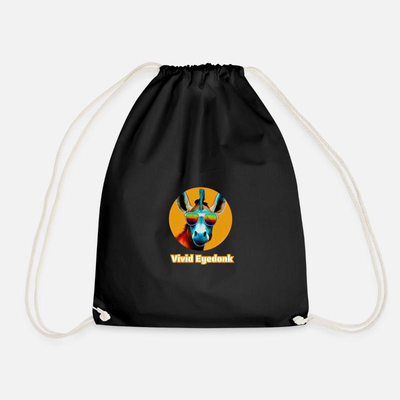 Vivid Eyedonk - Drawstring Bag - black